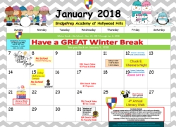 January Calendar 