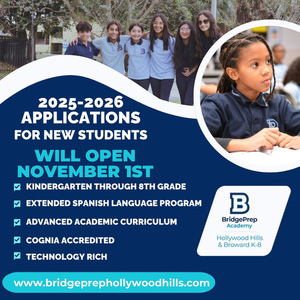 Your child's future starts at BridgePrep Academy of Hollywood Hill & Broward K8!