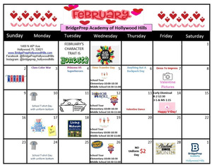 FEBRUARY CALENDAR!!!