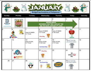 January 2025 Activity Calendar